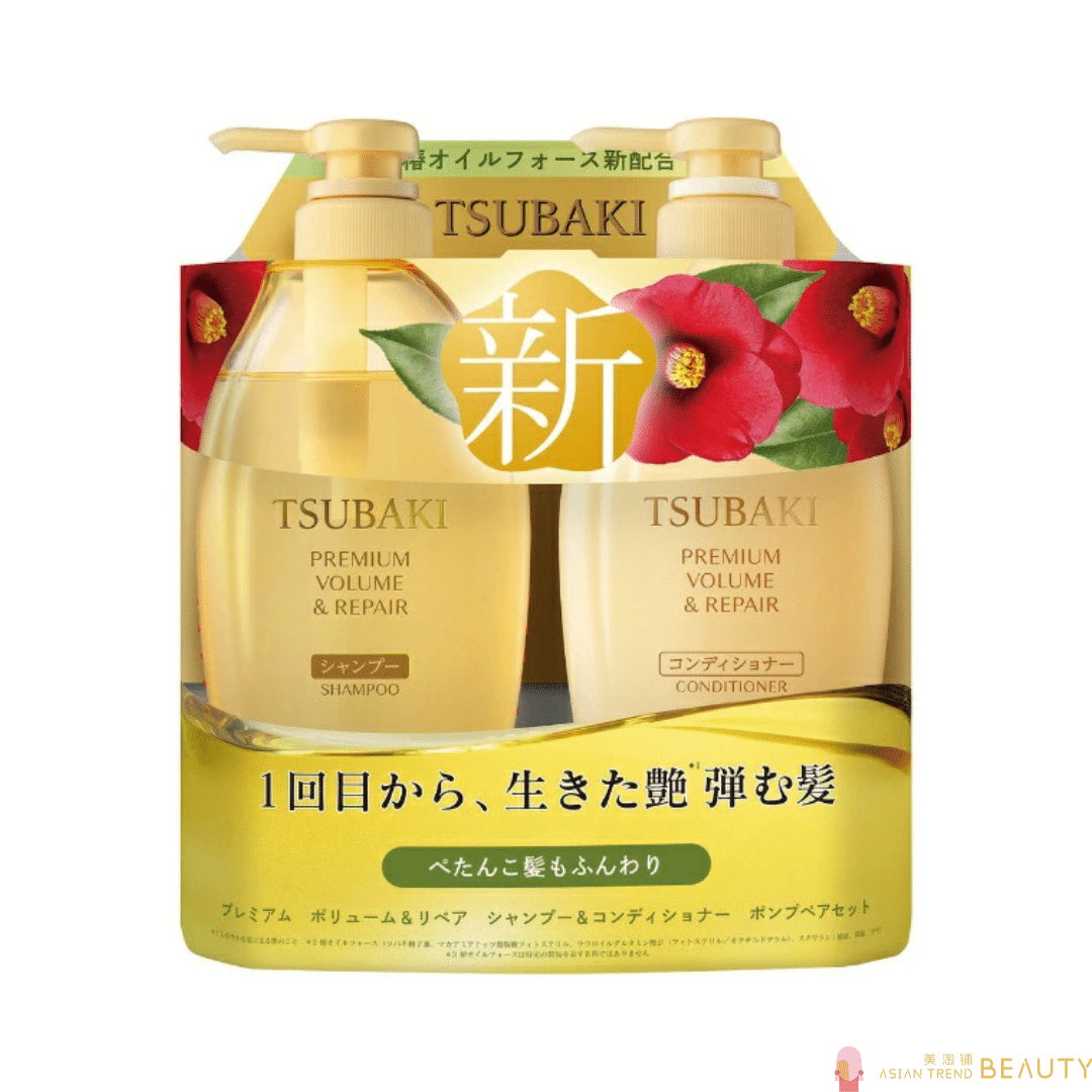 Shiseido Tsubaki Premium Volume & Repair Shampoo & Treatment 450g Each