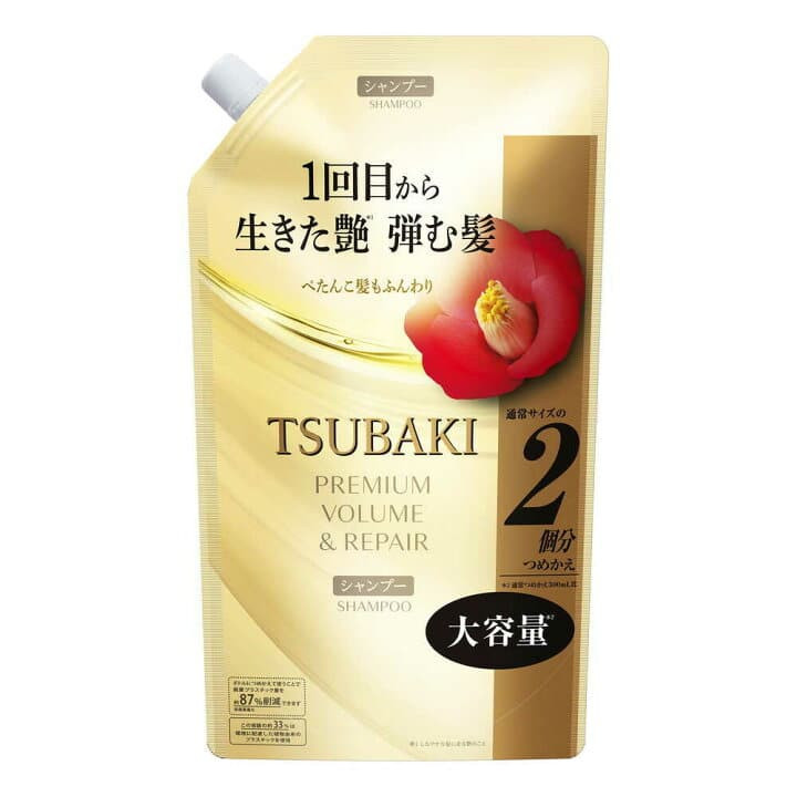 Shiseido Tsubaki Premium Volume & Repair Hair Shampoo 660 Ml -Refill